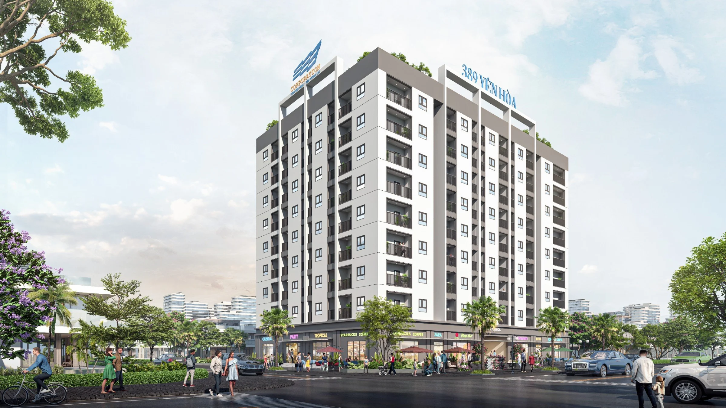 Chân đế kinh doanh Chung cư 389 Era Home, Yên Hòa, Quán Bàu thành phố Vinh chỉ từ 3,x tỷ! - Thumb 2