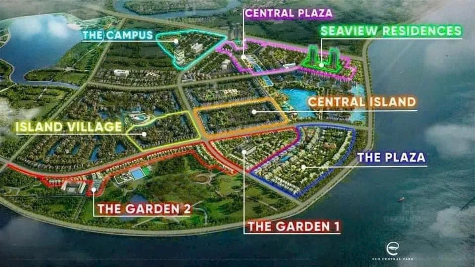 Biệt thự đảo Eco Central Park thành phố Vinh siêu đẹp, hàng hiếm mà giá lại hợp lý! - Ảnh 1