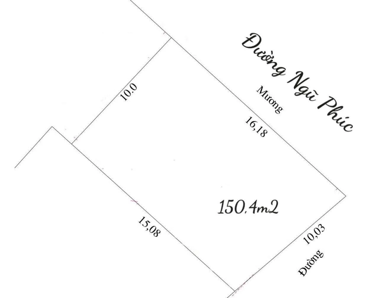 Lô góc 2 mặt tiền, đường Ngũ Phúc, 150m², mặt tiền 16m - Thumb 2