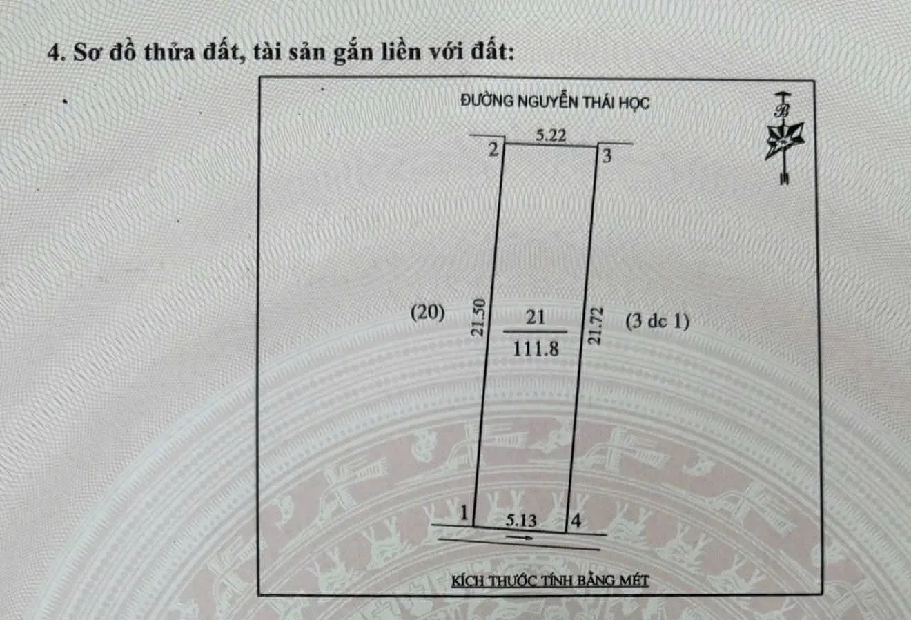 Bán nhà 2 tầng, mặt đường Nguyễn Thái Học - Thumb 5