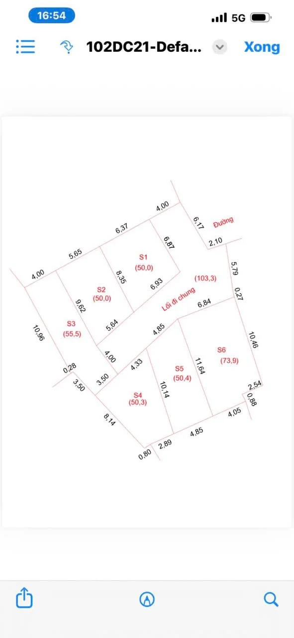 🏡 Bán đất phường Thành Vinh (Đông Vĩnh cũ) – trung tâm TP Vinh – giá ~ 1 tỷ 580. - Thumb 3