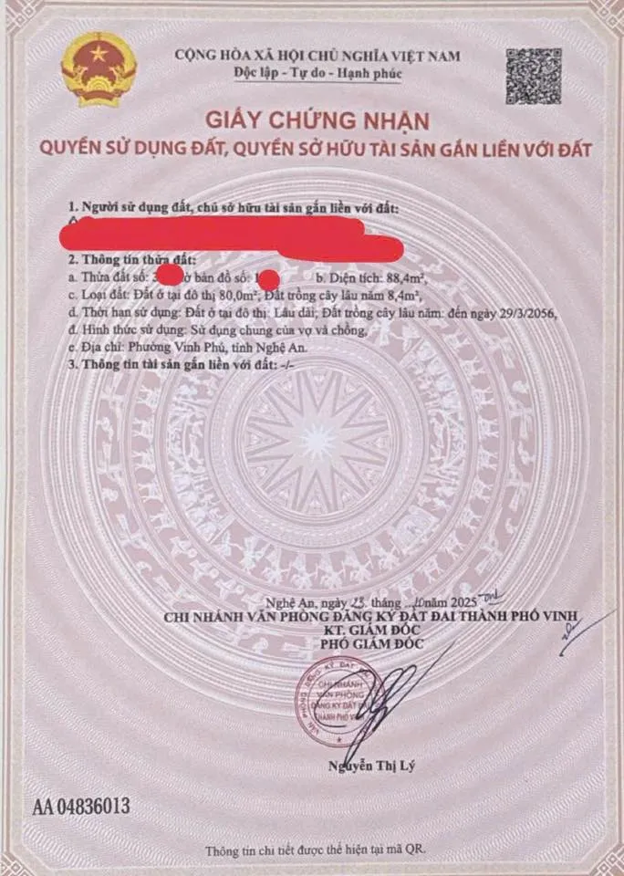 🏡 Siêu phẩm đất hiếm 88,4m², Phường Vinh Phú – ngõ 63 - đường Phan Cảnh Quang. - Thumb 2