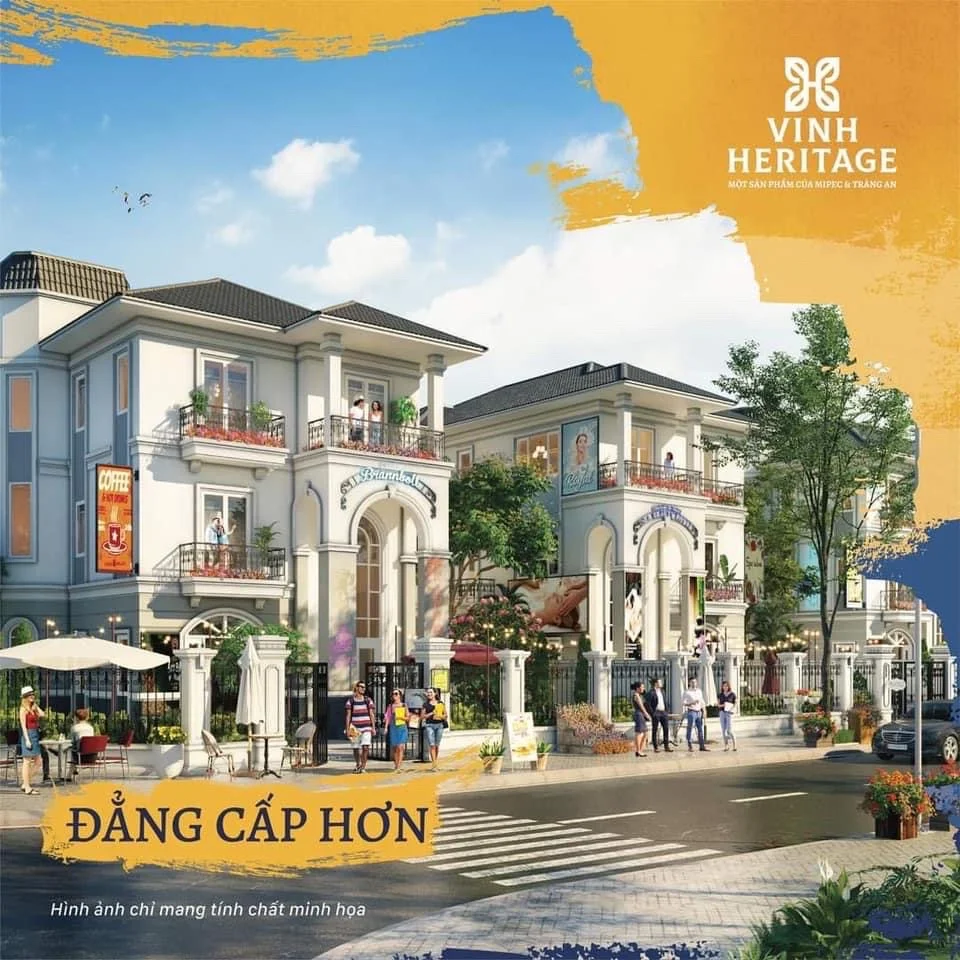 Bán biệt thự song lập góc KĐT Vinh Heritage - Ảnh 1