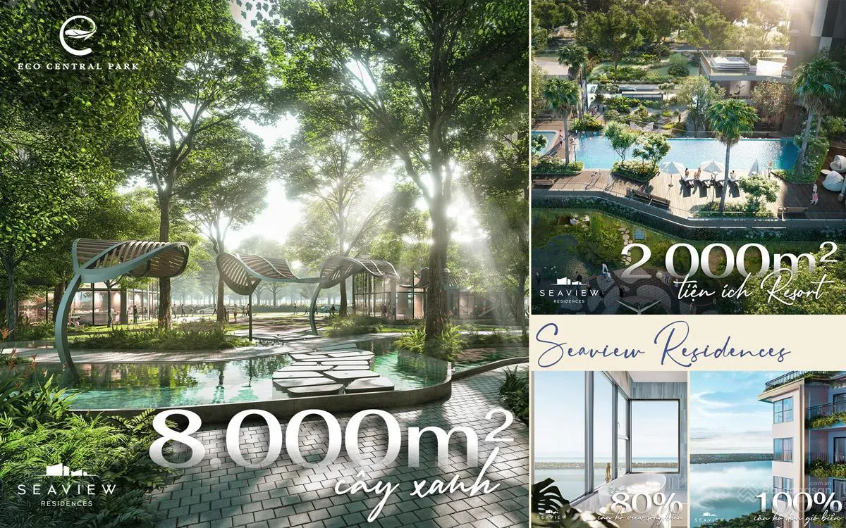 Bán căn hộ 3pn Toà chung cư Seaview KĐT Eco Central Park - 2