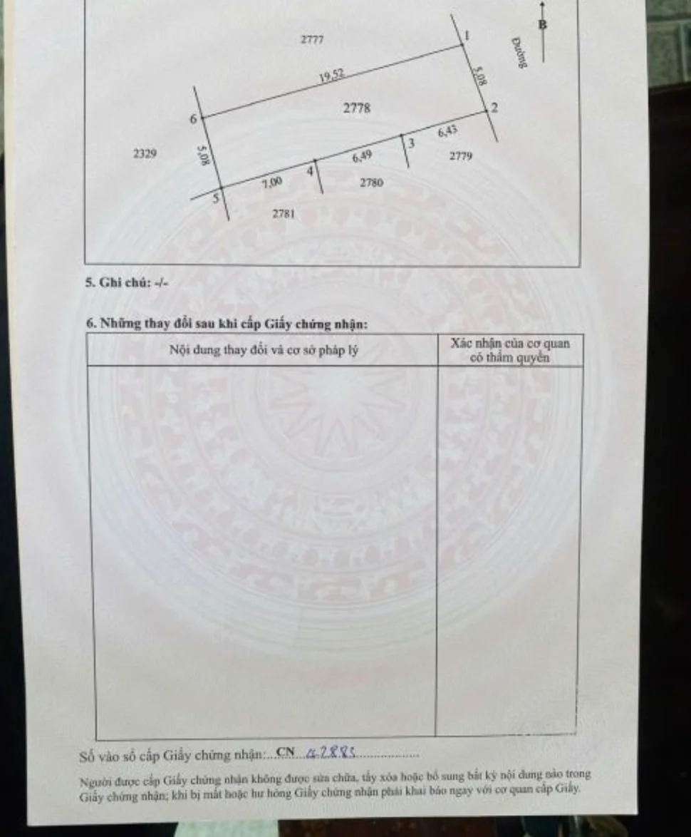 Bán đất lối 2 Đường Đức Thiết , Xã Đông Lộc , Nghệ An (xóm Trường Lân, Nghi Trường) Diện tích: 100,1m2 - Thumb 4