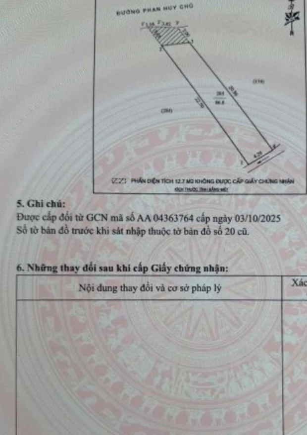 Bán đất mặt đường Phan Huy Chú – phường Trường Vinh – DT 87m² – vị trí trung tâm - Thumb 3